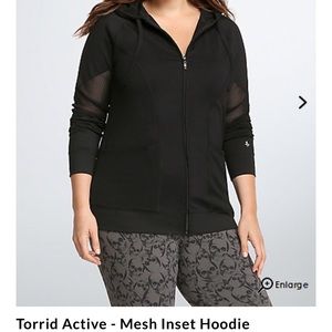 Torrid Active - Mesh Inset Hoodie